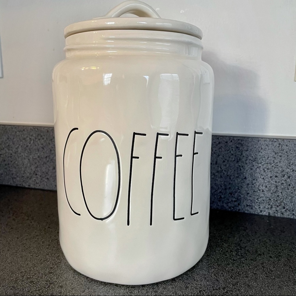 Rae Dunn Large Coffee Canister M Stamped